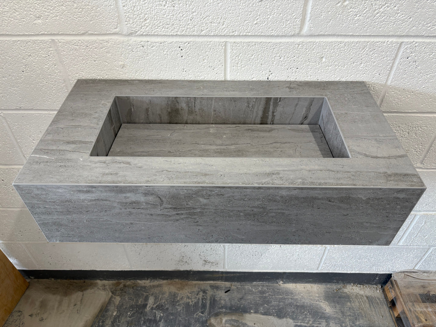 Boscostone Grey Rectified Matt Stone Effect 800mm