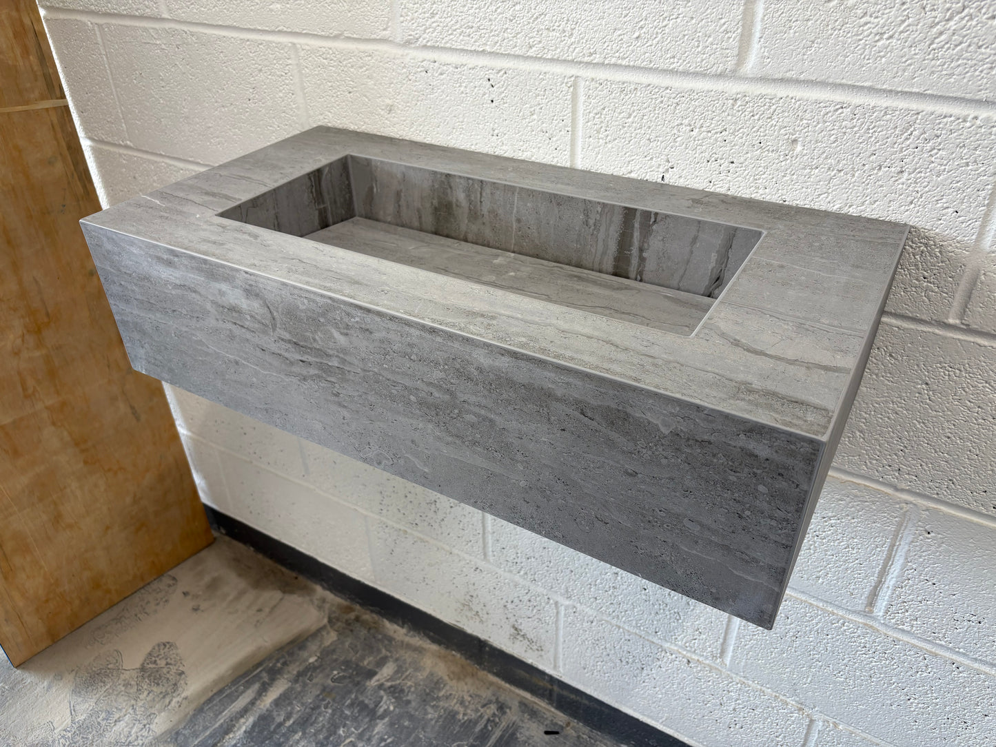 Boscostone Grey Rectified Matt Stone Effect 800mm