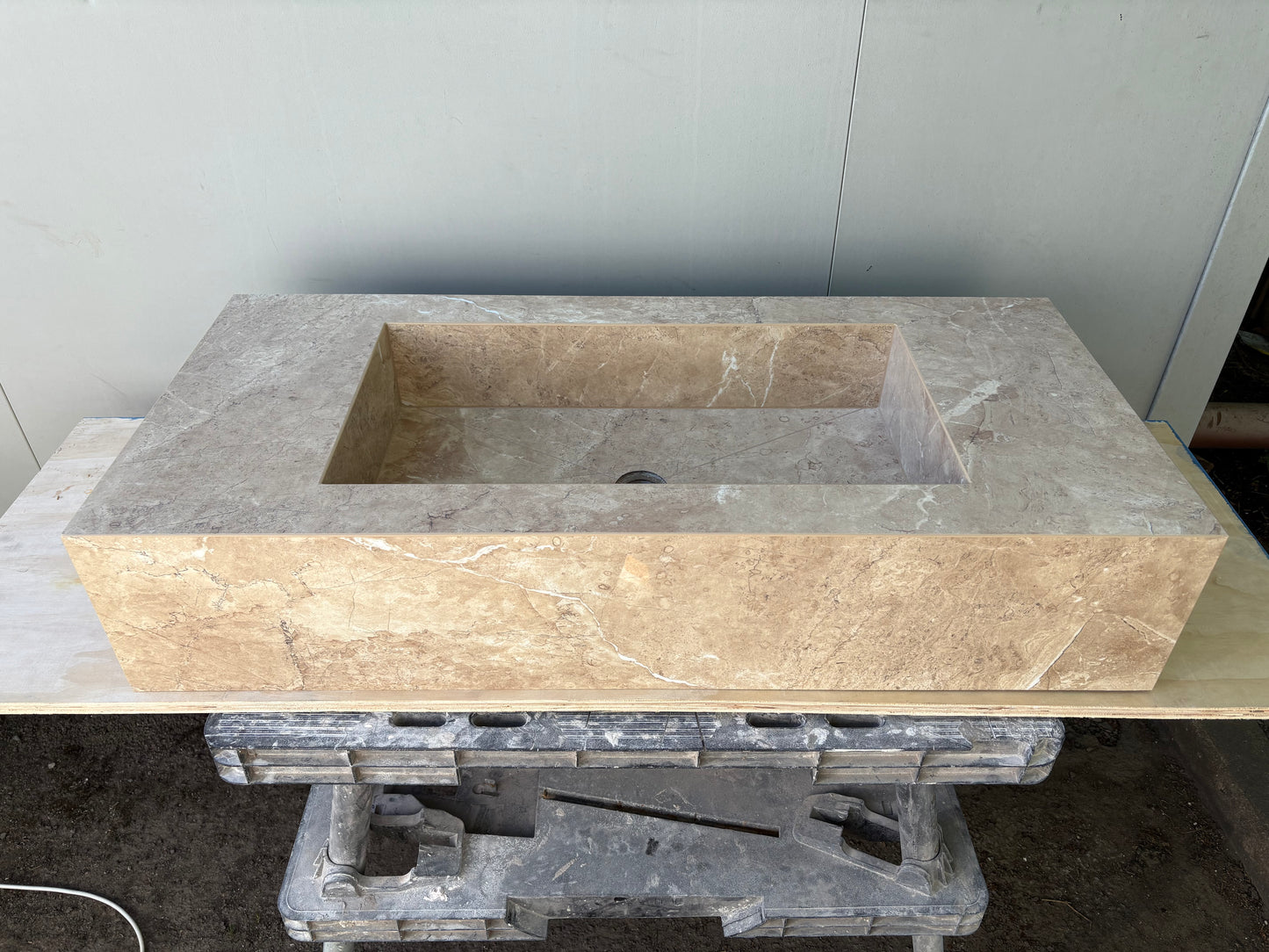 Immense Peach Stone Effect Polished Porcelain 1000mm