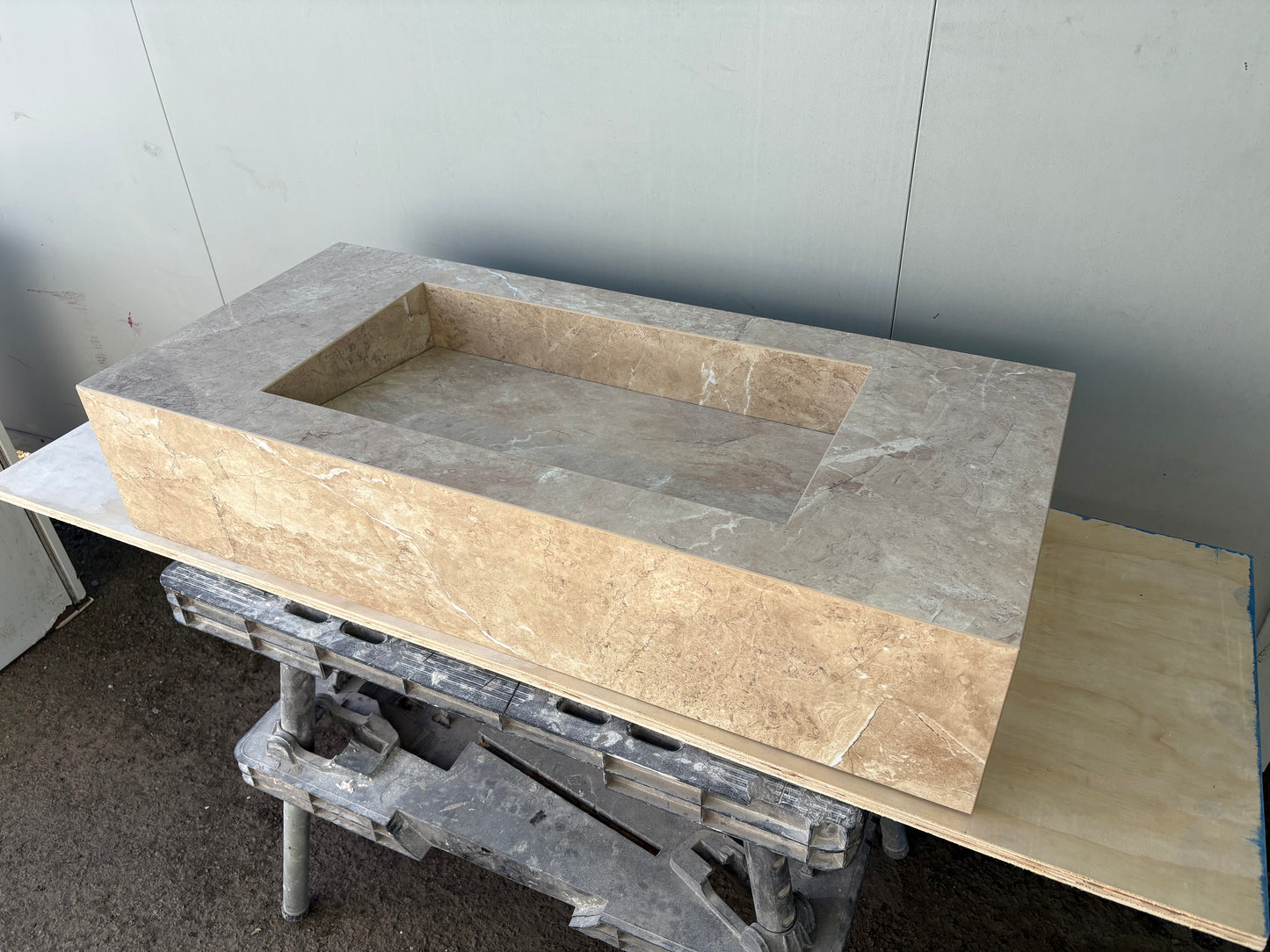 Immense Peach Stone Effect Polished Porcelain 1000mm