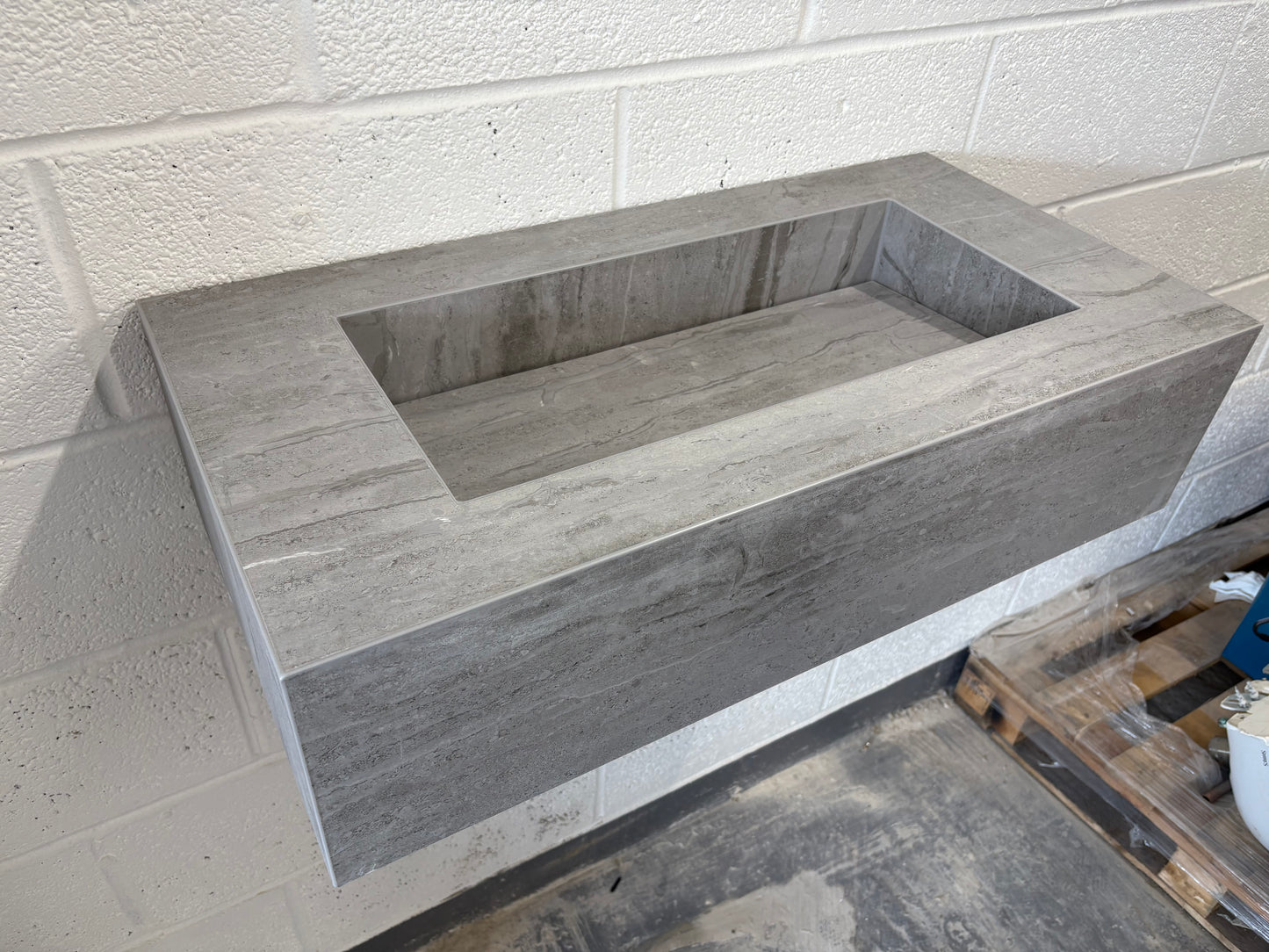 Boscostone Grey Rectified Matt Stone Effect 800mm