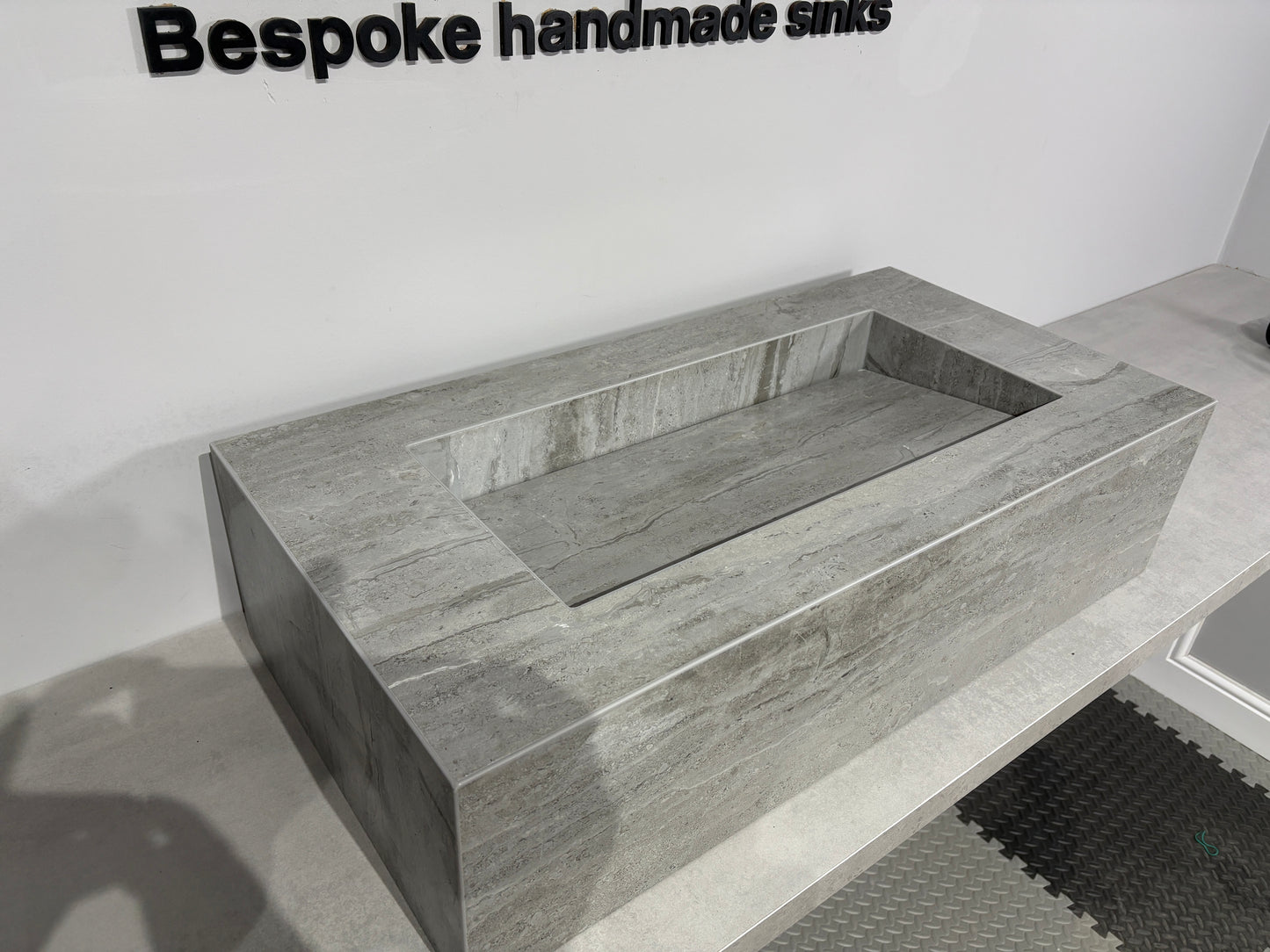 800mm light grey sink