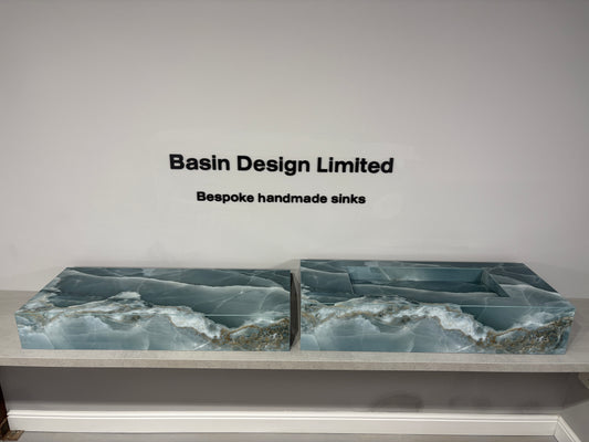 1000mm sink with shelf