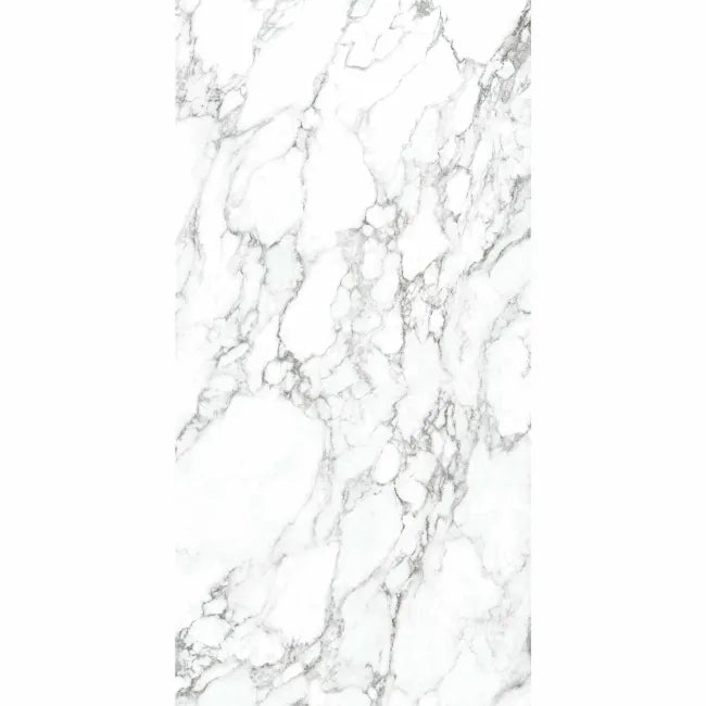 Arabescato White Marble Effect Polished Porcelain
